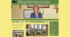 Desktop Screenshot of albergoristorantelaposta.com