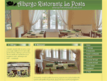 Tablet Screenshot of albergoristorantelaposta.com